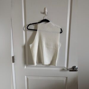 Bobbles & Lace Asymmetrical Top